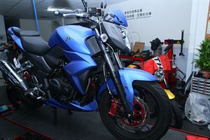 SYM T2 250修改前叉阻尼   37芯前叉更換彈簧以及阻尼