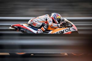 Dani Pedrosa摔車後狀況