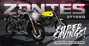  2022 ZONTES ZT155G於馬來西亞正式上市